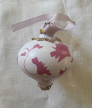 Load image into Gallery viewer, Bauble - Rose Chinoiserie
